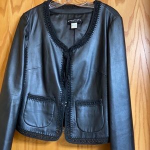 Bianca Nygard Leather Coat